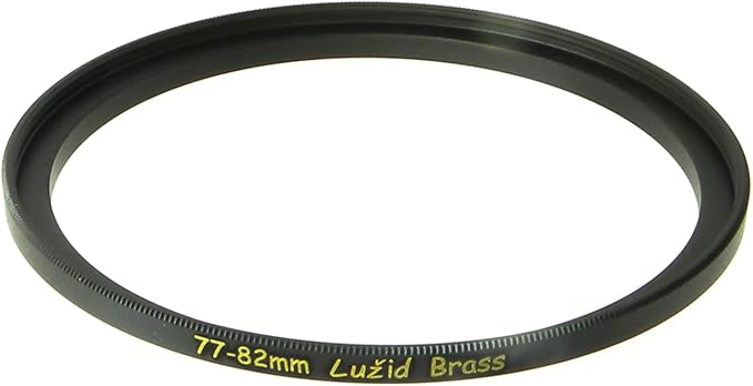 X2 Brass 77mm to 82mm Step Up Filter Ring Adapter 77 82 Luzid