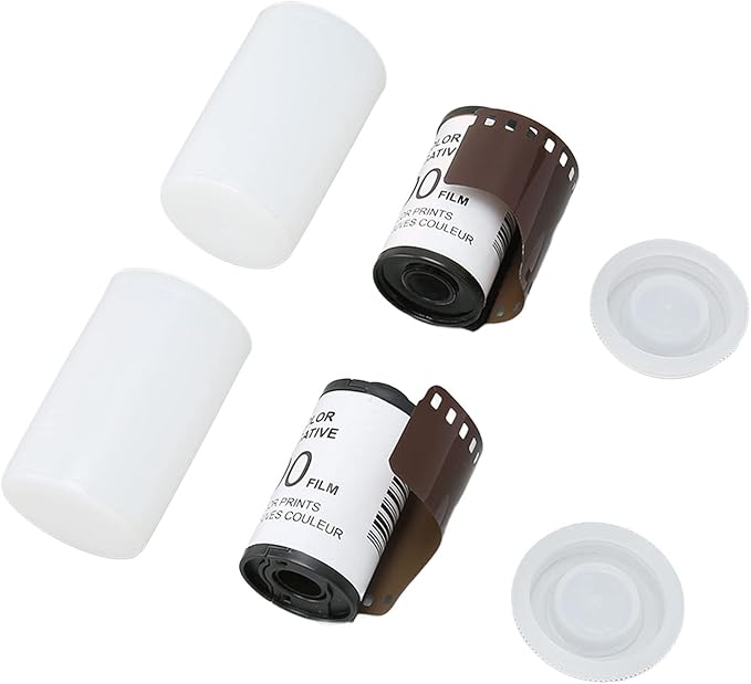 2 Roll 35mm C Color Film, 12 Sheets Each ISO 200, HD Nega Film for 135 Cs, Fine Resolution Roll for Portrait and Fast Action Photography