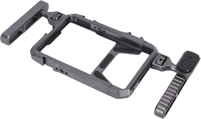 Smartphone Video Rig, Aluminum Alloy Phone Stabilizer, Built in Bluetooth Remote Rig with 1/4 Inch UNC Mount, Ideal for Live Streaming Photography Film Making