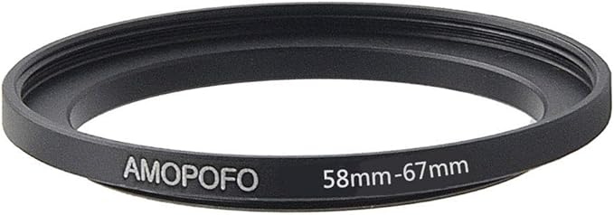 58-67mm Step-Up Ring Filter Adapter for 67mm UV,ND,CPL,Metal Step Up Ring