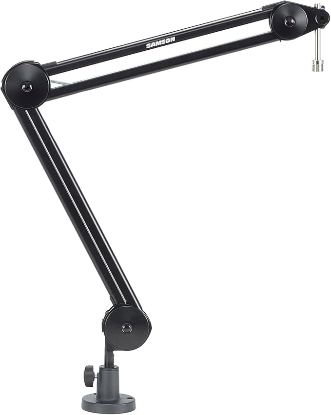 Samson MBA28 28" Microphone Boom Arm Studio Podcast USB Mic Stand w/Desk Clamp