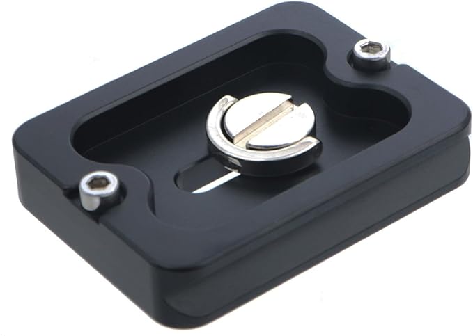 PU-50 50mm Universal Quick Release QR Plate with D-Ring Screw for Tripod Monopod Ball Head DSLR Camera, Arca-Swiss Compatible