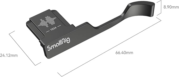 SmallRig Thumb Grip with Hot Shoe Cover for FUJIFILM X100VI / X100V (Black) - 4559