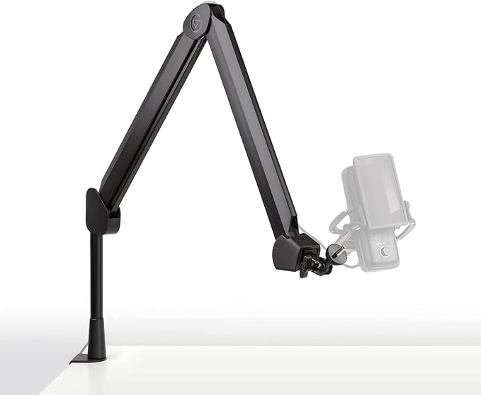 Elgato Wave Mic Arm Premium Broadcasting Boom Arm with Cable Management Channels (10AAM9901_cr) (Renewed)