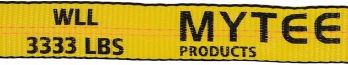 Mytee Products (10 Pack) 2" x 30' Ratchet Straps w/Chain, WLL 3400 Tie Down Strap