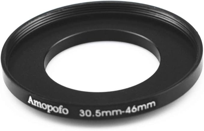 30.5mm to 46mm Camera Filters Ring Compatible All 30.5mm Camera Lenses or 46mm UV CPL Filter Accessory,30.5-46mm Camera Step Up Ring