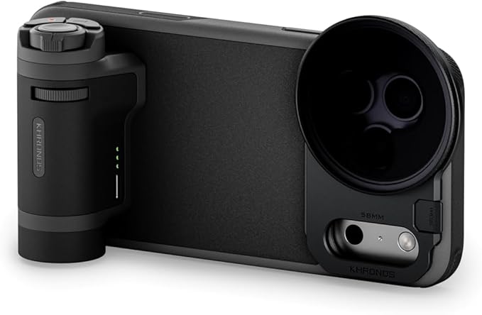 Tilta Khronos Lite Creator Kit | Compatible with iPhone 17 Pro Max | Professional Camera Rig for Phone Filmmaking | Bluetooth Handle, ND & Polarizer Filter Set - Black