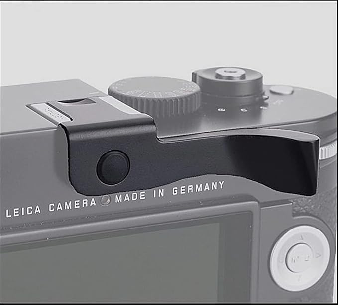Thumb Stand Metal Thumbs Up Grip Compatible with Leica M MONOCHROM, M246, Type246, M-P, Typ240, M240, M-D, M262, Typ262, M240P Black Hand Grip
