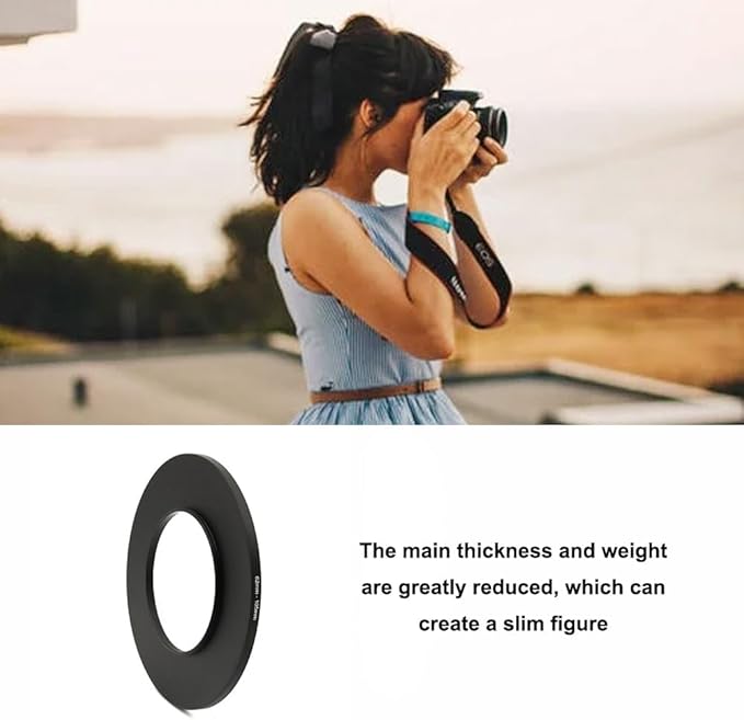 62-37/40.5/43/46/49/52/55/58/60/62/67/72/77/82/86/95/105mm Step Up & Step Down Rings Adapter for Camera Lens and Filters 62-55 Filter Adapter Ring 62mm Lens to 55mm Filters (62-55mm)