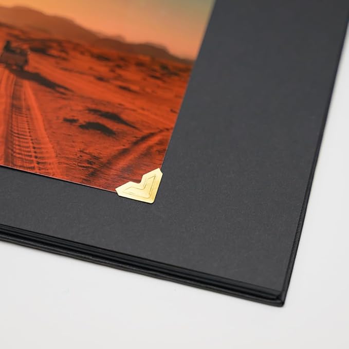 Semikolon - Self-Adhesive Photo Corners for Albums, 252 Pieces, Gold