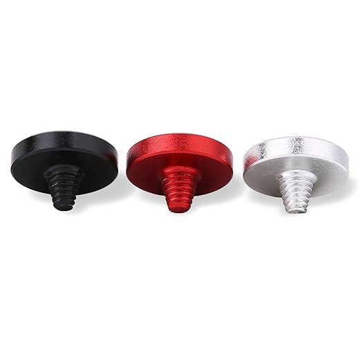 WALFRONT 3Pcs Aluminum Alloy Camera Shutter Buttons, Premium Ergonomic Release Push Pins, Improved Grip and Vibration Reduction for DSLR and Mirrorless Cameras