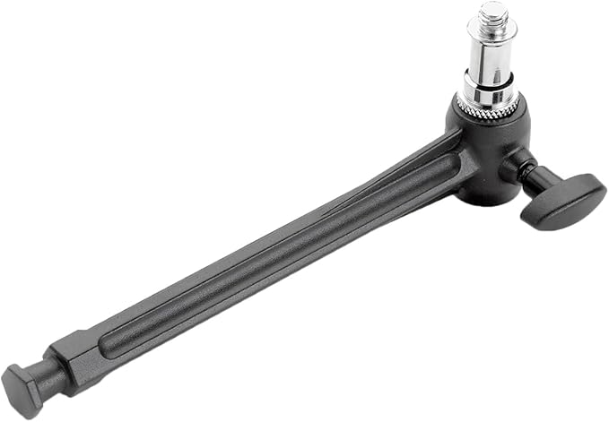 PHOCUS 6" Super Clamp Extension Arm with Universal Adapter Spigot for Mounting Photo Studio Light, Strobe, LED Light or Camera (2 Pack)