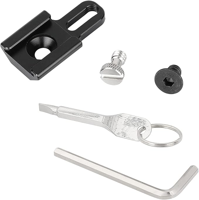 CAMVATE Universal Cold Shoe Mount with 1/4"-20 Mounting Groove & Stud Screw for DSLR Camera Cage Kit Shoe Accessories - 2939