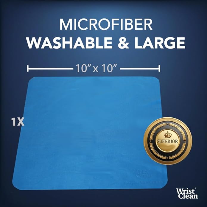Essential Watch Cleaning Kit | Safe on all Metals & Crystals | (1x) Watch Cleaner Foam 50ML, (1x) Everyday Watch & Jewelry Cleaning Cloth 10"x10", (1x) Watch Cleaning Brush | USA Made (3 piece set)