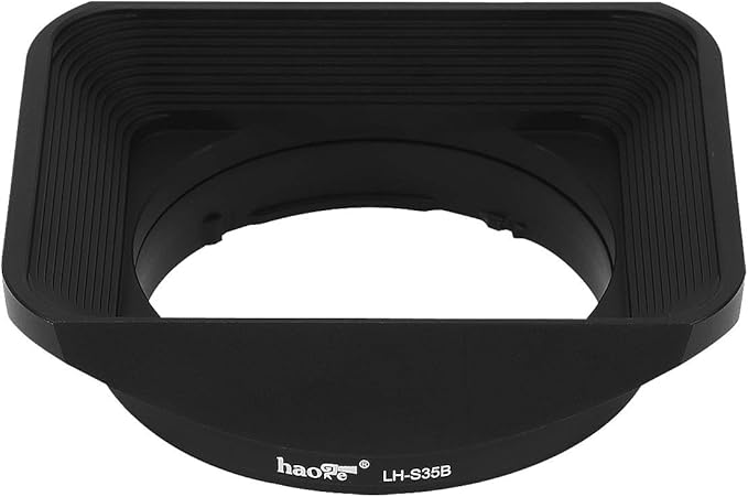 Haoge LH-S35B Bayonet Square Metal Lens Hood Shade with Cap for Sony Sonnar T FE 35mm F2.8 ZA SEL35F28Z and Sonnar T FE 55mm F1.8 ZA SEL55F18Z Lens