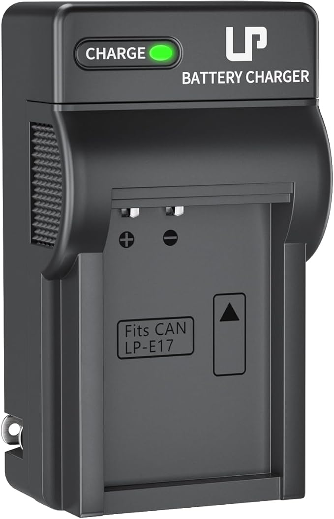 LP LP-E17 Battery Charger, Charger Compatible with Canon EOS Rebel T7i, T6i, T6s, SL3, SL2, 77D, 9000D, 8000D, 800D, 760D, 750D, 200D, M6, M5, M3, Kiss X8i DSLR Cameras & More(NOT for T7, T6, T5, T3)