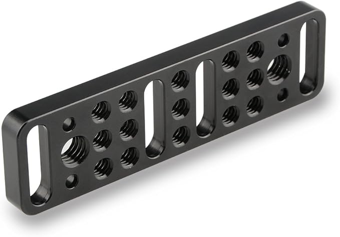 CAMVATE Multi-Function Mounting Plate Cheese Plate with 1/4"-20 and 3/8"-16 Connections - 1751