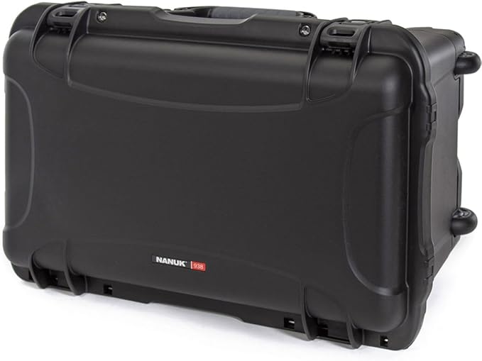 Nanuk Wheeled Series 938 Lightweight NK-7 Resin Waterproof Hard Case, Black