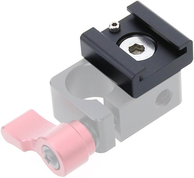 CAMVATE Cold Shoe Mount with 1/4''-20 Hole for Camera Flash Microphone Accessories - 0966