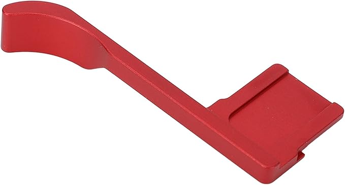 Bewinner Thumb Up Grip for A7CR & A7CRII, Aluminum Alloy Hot Shoe Cover & Camera Hand Grip Rest - Ergonomic Design for OneHanded, Enhanced Comfort & Secure Hold (Red)