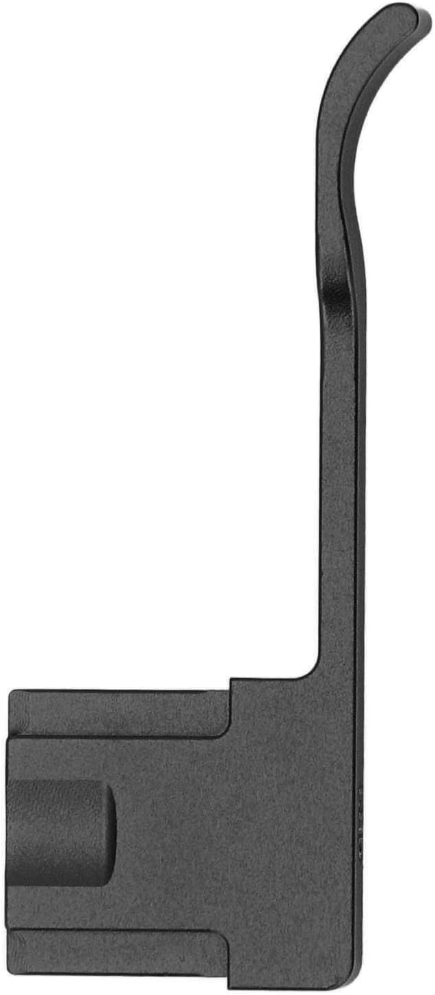 Bewinner Metal Hot Shoe Thumb Up Grip for GR III GR IIIX, Ergonomic Aluminum Alloy Hand Grip Camera Accessory (Black)