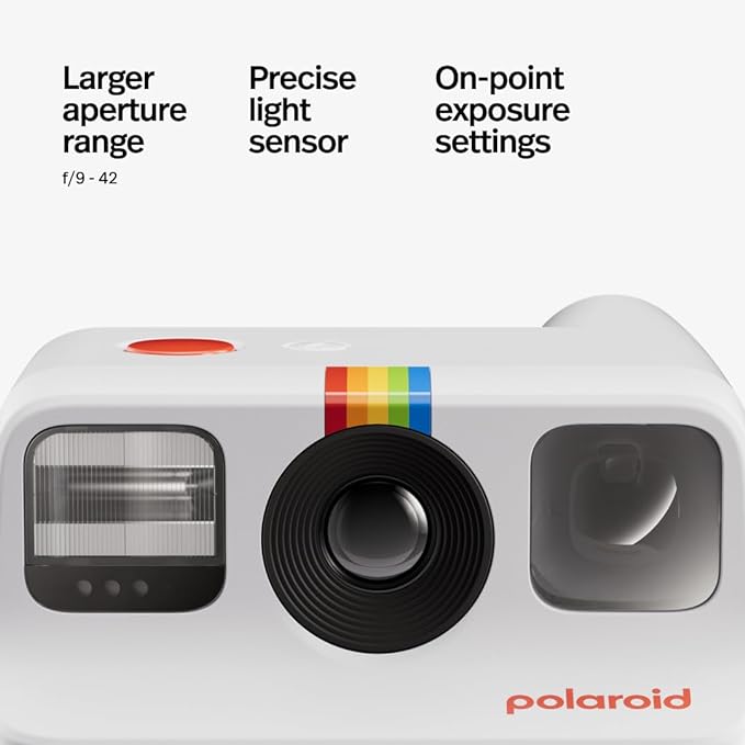 Polaroid Go Generation 2 - Mini Instant Film Camera - White (9097) - Only Compatible with Go Film