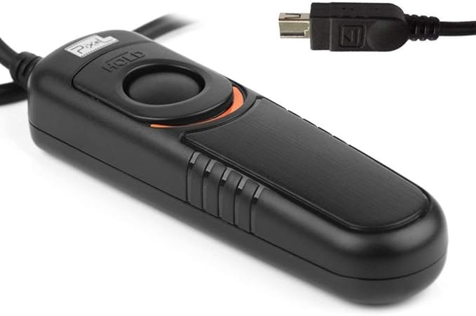 Pixel Remote Commander Shutter Release Cable DC2 Shutter Remote Control Cord Compatible with Nikon Cameras Replaces Remote Cord MC-DC2