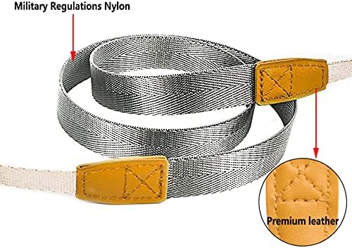 Camera Strap Camera Neck Strap with Quick-release Buckles for Mirrorless Camera.(Light Gray)