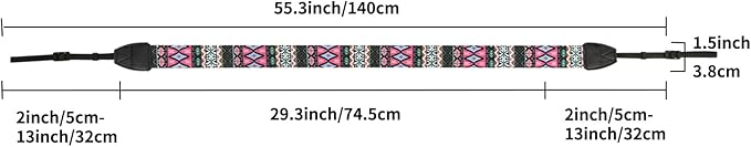 1 X 70CM DSLR Camera Strap Neck Shoulder Strap Belt Color Pinstripe Suitable for CANON EOS Rebel T5i T4i T3i T3 T2i T1i XT XTi XSi SL1 DSLR Cameras