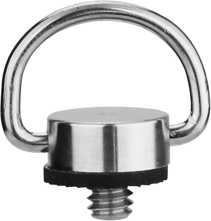 Shaft Thread D-Ring 1/4 Inch Screw for Camera Tripod Monopod QR Plate DSLR Camera Rig Quick Release Plate