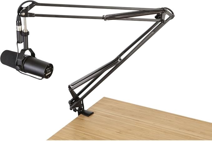 Zoom ZDM-1 Podcast Mic Pack with GFWMICBCBM1000 Microphone Boom Arm and Microphone Pop Filter