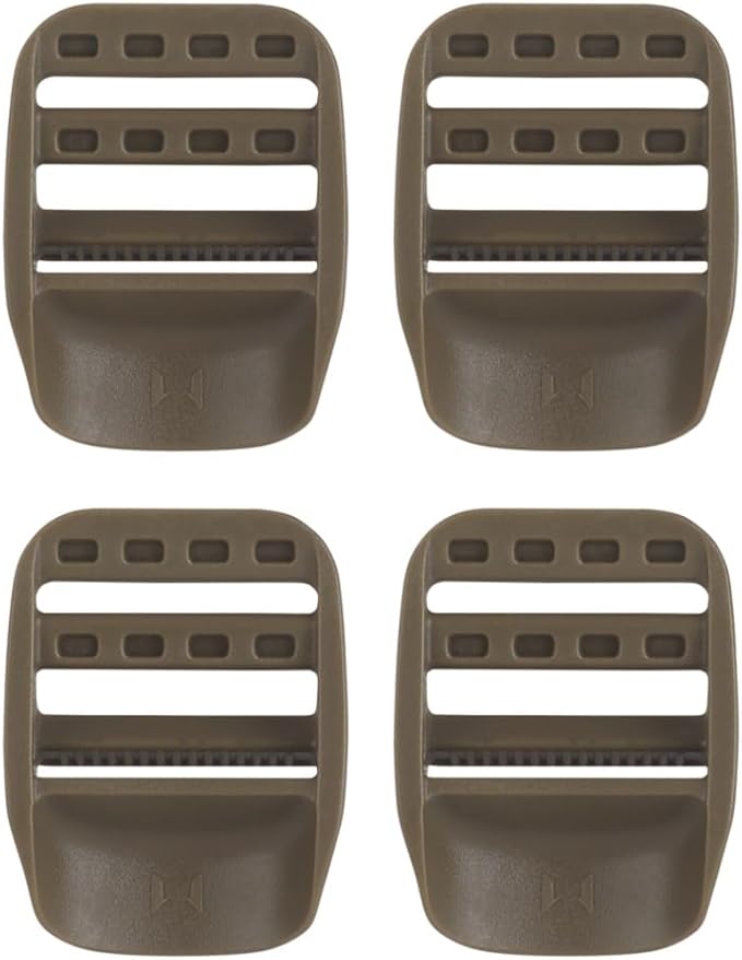 1 Inch Ladder Lock Buckles, Set of 8, Tactical Belts and Webbing Straps Replacement