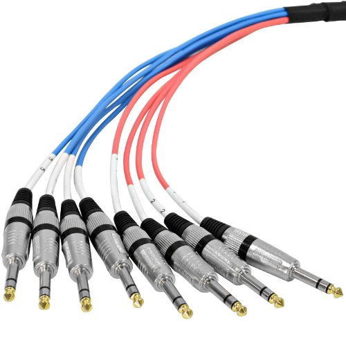 Seismic Audio - SAXT-8x20F - 8 Channel 20' XLR Female to 1/4" TRS Snake Cable
