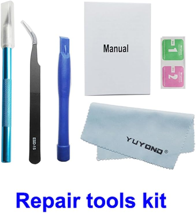 3pcs OEM Original Rear Camera Glass Lens Replacement for iPhone 14 Pro and for iPhone 14 Pro Max with Adhesive Preinstalled with Repair Tools Kit and Installation Manual