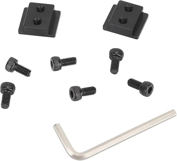 CAMVATE Replacement Cold Shoe Mount Adapter for Camera Cage (2-Pack) - 3535