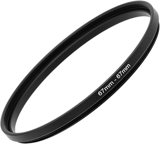 67-46/49/52/55/58/62/67/72/77/82/86/95/105mm Step Up & Step Down Rings Adapter for Camera Lens and Filters 67-67 Filter Adapter Ring 67mm Lens to 67mm Filters
