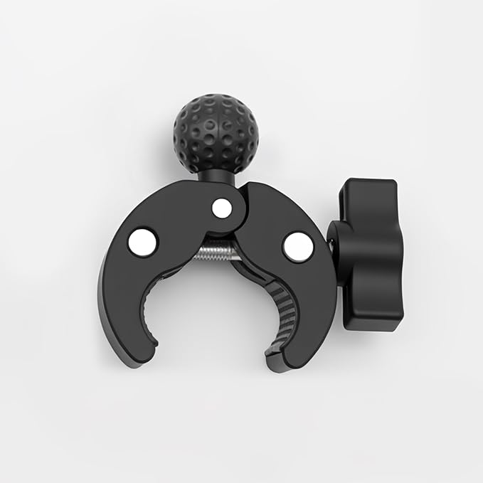 Clamp Camera Mount Chair Umbrella Clamp, with 360° Magic Arm Double Ball Head Adapter for Umbrella 10"