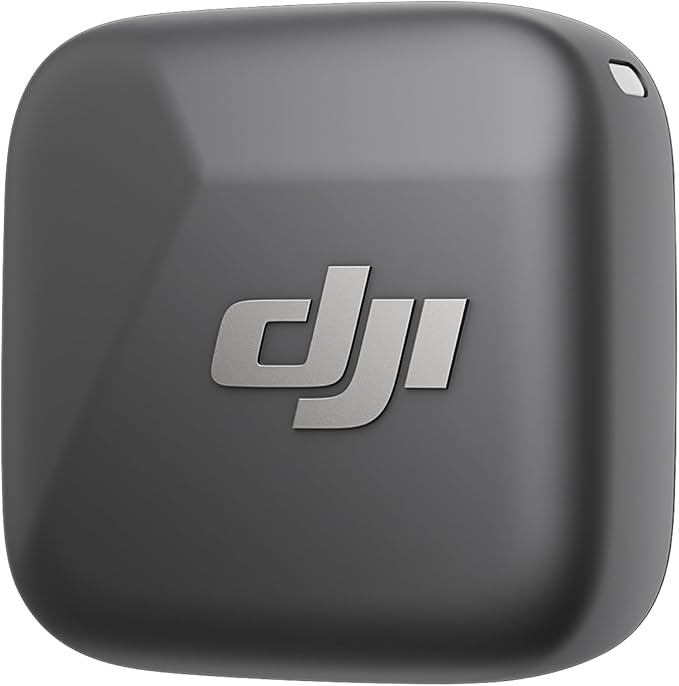 DJI Mic Mini Transmitter (Infinity Black), Ultralight, Wireless Lavalier Microphone for DJI Action 5 Pro/Osmo Pocket 3, Noise Cancelling, Wireless Microphone for Camera/iPhone/Android, Vlog, Streaming