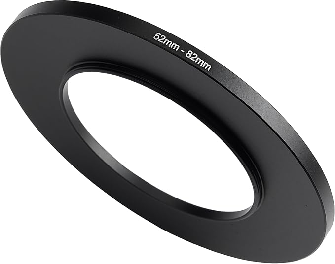 52mm to 82mm Step-Up Ring Filter Adapter,for All Brands UV ND CPL, Metal Ring Step-Up Rings Adapter Filter (52mm-82mm)
