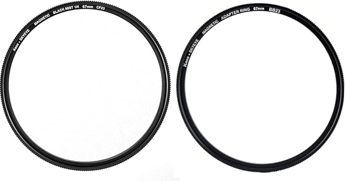 Kase Skyeye Black Mist 1/4 Magnetic MC Optical Glass Filter Incl Adapter Soft Focus (67mm)