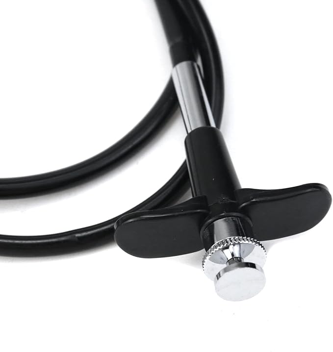 Pastlla 28"(70cm) Threaded Release Cable Vibration-Free Black Shutter Release Cable Shutter Release Cable with Bulb-Lock Mechanical Shutter Release Cable