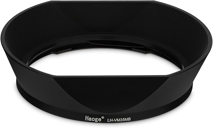 Haoge Bayonet Metal Square Lens Hood for Voigtlander Nokton Aspherical ASPH 40mm f/1.2 VM,35mm f1.2 VM, 50mm f1.2 VM Leica M-Mount Lens Replaces LH-8 Shade Black LH-VM35MB