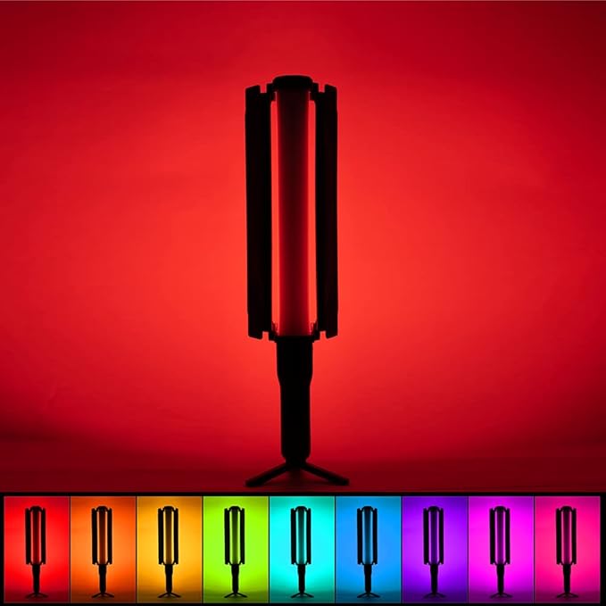VILTROX 18W Photography Video Lighting Wand Kits with 79" Tall Tripod Stand Photography Stick RGB Led Light Wand Video Wand Baffle Lights Wand Handheld Rechargeab