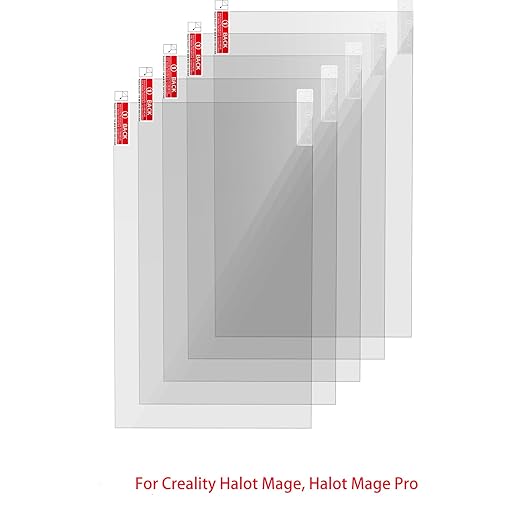 KOYOFEI 5PCS Screen Protector for Creality Halot Mage, 3D Printer Screen Protector Film for Creality Halot Mage, Mage Pro Resin LCD 3D Printers