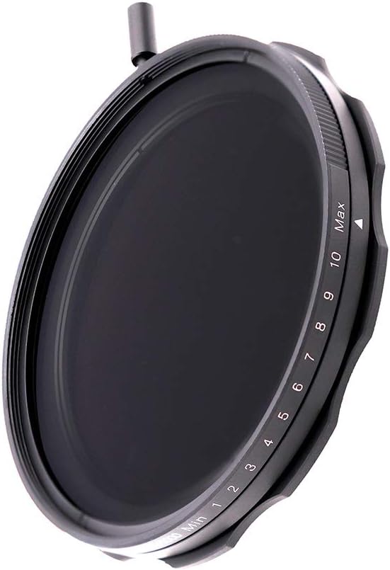 JONGSUN 67mm Variable ND Filter, S-Pro MRC 16 Layers Nano Coatings, More Than 10 Stop ND2-ND1000 Stepless Adjustment Graduated, Lens Cloth Kit,Camera Neutral Density Filter