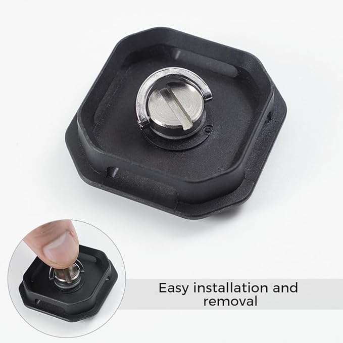 Leekai Quick Release Plate Top with 1/4” Screw Adapter, Tripod Claw Quick Release System Plate Mount for Tripod Camera (Only Top Plate, No Base)