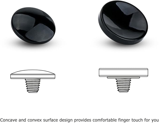 JJC 2-Pack Camera Soft Shutter Release Button for Fuji Fujifilm X-E5 X-M5 X-T50 X-T30 III II X-T20 X-T10 X Half X-T4 X-T3 X-T2 X-PRO3 X100VI X100V X100F X-E4 Sony RX1R II RX10 IV III Nikon Zf & More