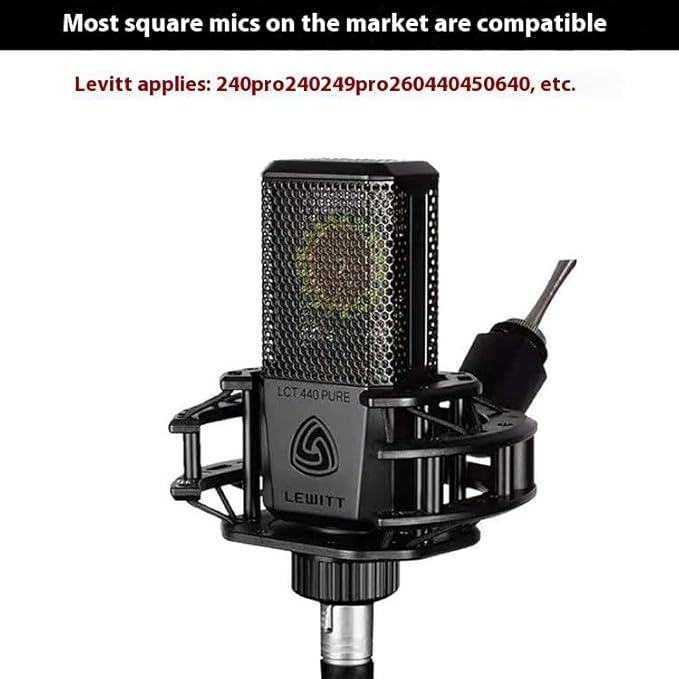 Microphone Shockmount for AKG C414 C214 LEWITT LCT440 LCT240 LTC249