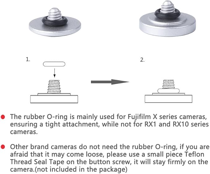 Silver Metal Soft Shutter Release Button,Delicate Camera Shutter Button 11mm Concave 10mm Convex Surface(2 Pack)