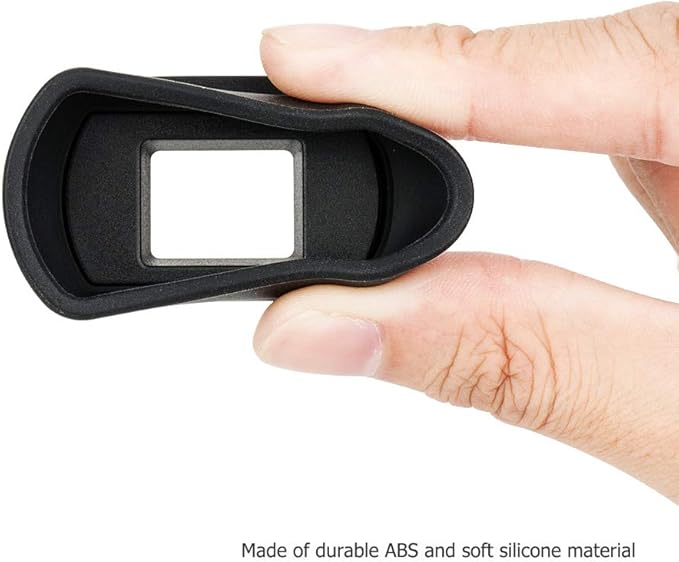 Kiwifotos Long Soft Viewfinder Eyecup Eyepiece for Canon EOS 90D 80D 70D 60D 77D 6D Mark II 5D Mark II Rebel T7 T6 T5 T100 T8i T7i T6s T6i T5i T4i T3i T2i T1i SL3 SL2 SL1 4000D 50D 40D 30D and More